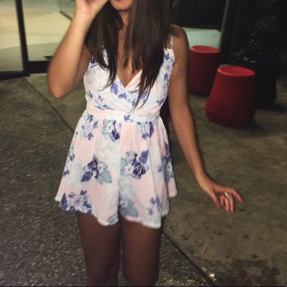 valley girl striped jumpsuit